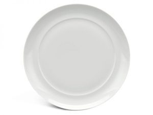 Dĩa tròn lòng phẳng 28 cm – Anh Vũ Ly’s – Trắng Ngà