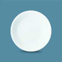 Đĩa tròn sâu ảo sứ trắng OHIO