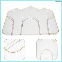 Đĩa Trong Suốt Cho Tiệc Bánh Món Ăn Trái Cây Váy Cưới 30.00X30.00X2.00CM Nhựa daidiwes