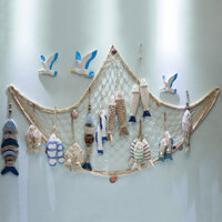 Địa Trung Hải Gỗ Dây Cá Trang Trí Tường Đau Khổ Đại Dương Series Đồ Trang Trí Gỗ Cổ Khắc Cá Mặt Dây Chuyền Tường