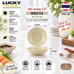 Dĩa chấm nhựa Melamine Superware D423-3.5 (9 cm)