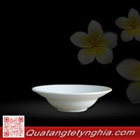 Dĩa vành sâu 18cm Trắng