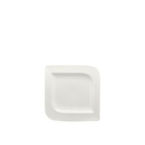 Dĩa vuông 18.5 cm – Anh Vũ Ly’s – Trắng Ngà