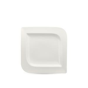 Dĩa vuông 25.5 cm – Anh Vũ Ly’s – Trắng Ngà