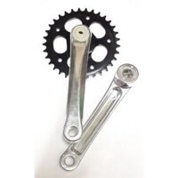 Dĩa xe đạp lổ vuông đen 33.Răng