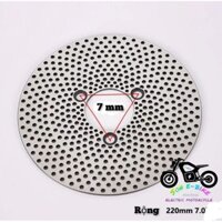 Đĩa xe điện,phanh đĩa xe điện 220mm nhiều lỗ(Sơnebike)