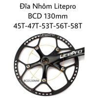 Đĩa Xích Xe Đạp 130BCD, Đĩa Xích Tròn Gắn Đĩa Xích Xe Đạp Thể Thao, Đĩa Xích Xe Đạp 45-47-53-56-58T