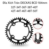 Đĩa Xích Xe Đạp Cỡ 104BCD, Đĩa Xích Tròn Gắn Đĩa Xích Xe Đạp, Đĩa Bánh Răng Cho Xe Đạp 32-34-36-38-40-42-44-46-48-50T