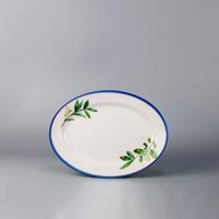 Dĩa xoài oval 10" Olives | PV016-10