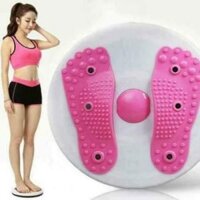 Đĩa xoay eo 360 độ hình bàn chân kèm massage chân