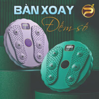 Đĩa Xoay Eo Giảm Cân, Bàn Xoay Eo Giảm Mỡ Bụng, Dụng Cụ Tập Eo Thon, Tập Thể Dục, Tập Bụng Tại Nhà 360 Độ Đếm Số Vòng