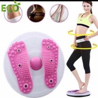 Đĩa xoay eo tập thể dục 360 độ bàn xoay tập cơ bụng cho eo thon tại nhà và phòng gym có hạt massage bàn chân cực tốt