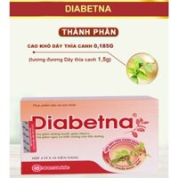 Diabetna - Hộp 4 vỉ x 10 viên nang- hỗ trợ giảm đường huyết và các biến chứng tim mạch