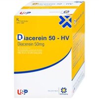 DIACEREIN 50 – HV (Hộp) (TTĐSH)_USP_Diacerein 50mg_Hộp/100V/16_điều trị các bệnh thoái hóa khớp