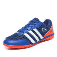 Diadora (Diadora) 1996 Giày bóng đá nam nữ bề mặt lưới thấp thanh thiếu niên gãy gai đế phẳng trong nhà giày tập thể thao sapphire xanh gãy gai 3