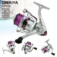 Diaiya Quay Bánh Xe Dụng Cụ Câu Cá Mồi Câu Cá YK2000 Series Mạ Điện Bánh Xe Câu Cá