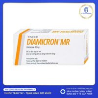 Diamicron MR 30mg trị đái tháo đường tuýp 2 (2 vỉ x 30 viên)