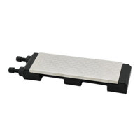 Diamond Sharpening Stone Set with Adjustable Non-Slip Holder 8 Inch 400/1000 Grit Fine Double-Sided Plate Whetstone Knif