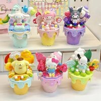 Diaper & CORED Mới Keeppley Sanrio Khối Xây Dựng Hello Kitty Kuromi Pochacco Cinnamoroll Kem Nón Nối Mô Hình Đồ Chơi Đồ Trang Trí Quà Tặng YTH