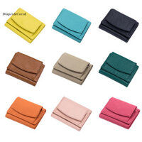 Diaper & CORED Phụ Nữ Mới Ví Da Thật Nữ Nhỏ Bò Ví Nữ Túi Đựng Thẻ Dung Tích Lớn Túi Đựng Tiền Di Động Ly Hợp YTH