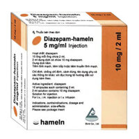 Diazepam-Hameln 5mg/ml Injection, giúp làm giảm lo âu và giúp an thần