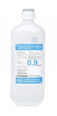 Dịch truyền Natri Clorid 0.9% Braun bổ sung natri clorid và nước (500ml)