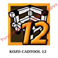 Dịch vụ cài phần mềm Kozo Cadtool 12 tiếng Nhật