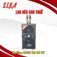 Dich vụ cho thuê loa kéo điện 3 tấc đôi