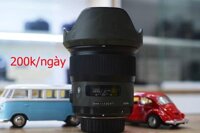 Dịch vụ cho thuê - ống kính sigma 24mm f1.4 dg hsm art for nikon