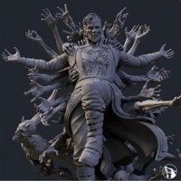 [Dịch Vụ In 3d] Mô Hình Doctor Stranger Multiverse Madness Marvel Bằng Chất Liệu Nhựa Resin - Cao 22 cm