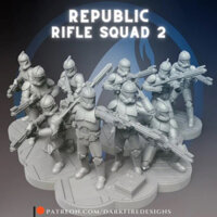 [Dịch Vụ In 3d] Mô Hình Tablet Top Set Board Game Republic Refle Squad 2 Bằng Chất Liệu Nhựa Resin