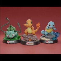 [Dịch Vụ In 3d] Mô Hình Charmander Bulbasaur Squirtle Pokemon  Bằng Chất Liệu Nhựa Resin - Cao 12 cm