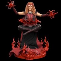 [Dịch Vụ In 3d] Mô Hình Scarlet Witch Marvel Bằng Chất Liệu Nhựa Resin - Cao 18cm
