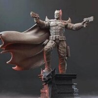 [Dịch Vụ In 3d] Tượng Batman Dua Gun DC Comic Bằng Chất Liệu Nhựa Resin - Cao 20 cm