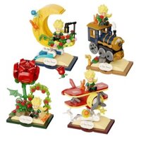 Dịch vụ mua hàng Sam's Pinqi Hoàng tử nhỏ Đêm đầy sao Đồ chơi khối xây dựng phiêu lưu bao gồm 4 loại khối xây dựng trang trí cho trẻ từ 6 tuổi trở lên