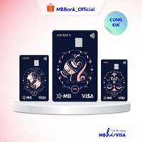 Dịch vụ phát hành thẻ MB Hi Visa Collection - CHĐ Song Tử, Thiên Bình, Bảo Bình