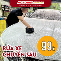 Dịch vụ rửa xe chuyên sâu 99k tại Hà Nội giá rẻ