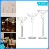 Dickly Creative Pillar Candle Holder Crystal Candlestick Candle Holders Đèn trà