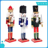 Dickly Giáng Sinh Nutcracker Trang Trí Bằng Gỗ Nutcracker Búp Bê Hoạt Hình Con Rối Nutcracker Nhân Vật Trang Trí Nhà Cửa Lễ Hội