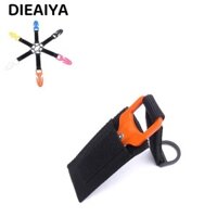 DIEAIYA Lưỡi dao gốm đôi DIAIYA có vỏ, Máy cắt dây lặn bằng gốm nhẹ bằng vải Polyester ABS, Phụ kiện lặn miễn phí 6 màu