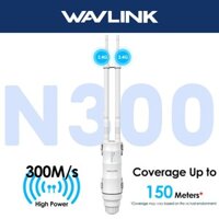 Điểm truy cập ngoài trời không dây WAVLINK N300 Bộ mở rộng Wi-Fi PoE tầm xa với chế độ AP / Router / Repeater