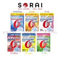 Điện giải Ion Drink Fine Nhật Bản bù nước, khoáng chất, Vitamin, lợi khuẩn hộp 22 gói (Date 2026)