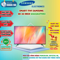 [Điện máy Hoàng Hải]Smart TV Samsung UHD 4K 43 inch UA43AU7002 (2022)