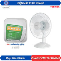 Điện Máy Phúc Khang x Toshiba | Quạt Bàn Comfee CFT-12PWM0A3 3 Cánh - Hàng Chính Hãng