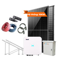 Điện NLMT Hòa Lưới Bám Tải 1 Pha 10KW Inverter INVT