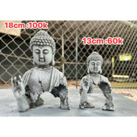 Diện phật bán thân decor terrarium,tiểu cảnh,non bộ, bể cá