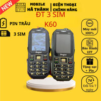 Điện Thoại 3 sim 3 sóng Hope K60 Pin Trâu Loa To Phím To