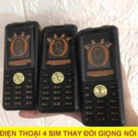 Điện thoại 4 sim 4 sóng n6000 pin khủng thay đổi giọng nói