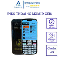 Điện thoại 4G 2 sim MXMID pin trâu loa to hỗ trợ thẻ nhớ tặng kèm pin sạc ốp lưng bảo hành 12 tháng