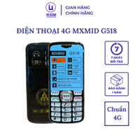 Điện thoại 4G 2 sim MXMID pin trâu loa to hỗ trợ thẻ nhớ tặng kèm pin sạc ốp lưng bảo hành 12 tháng